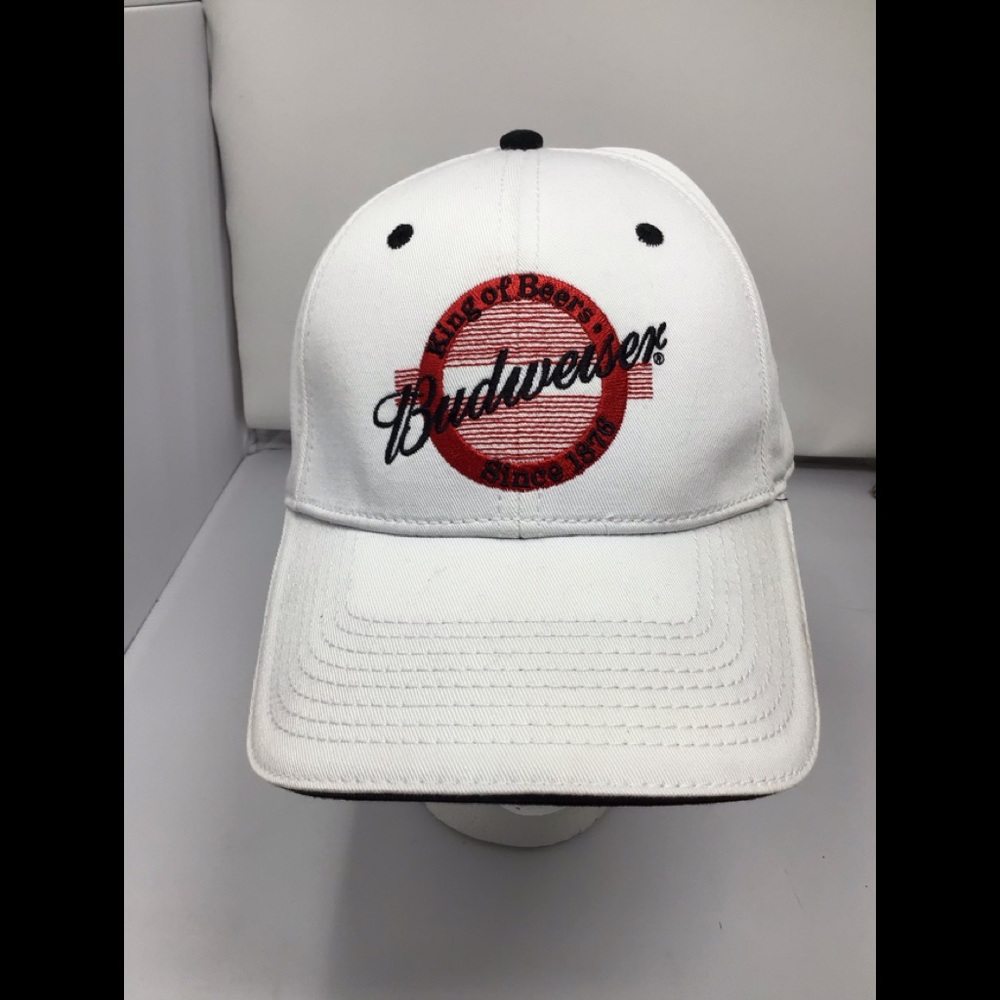 King of Beer’s Budweiser white baseball hat